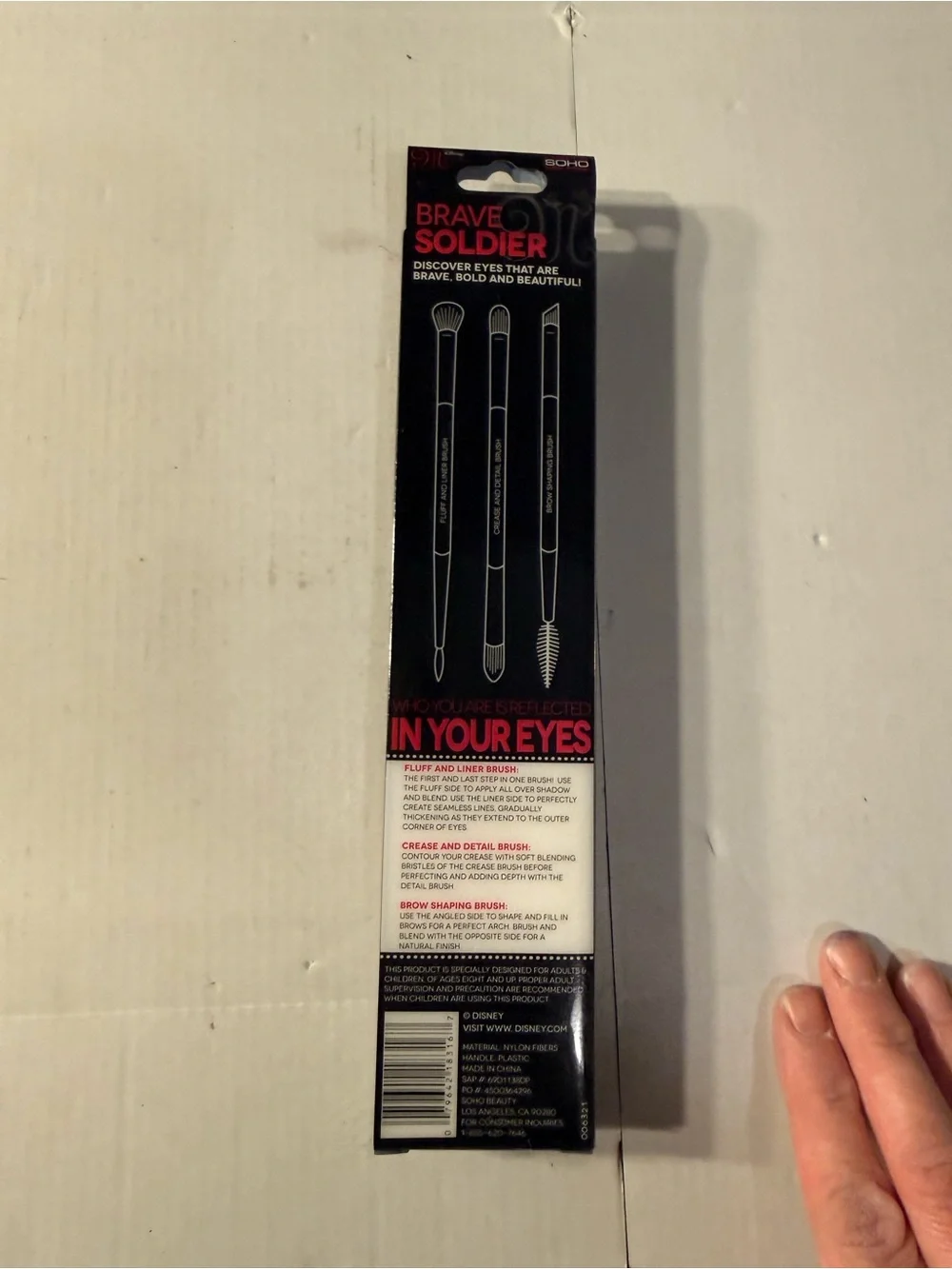 Disney Pink Mulan Eye Brush Trio